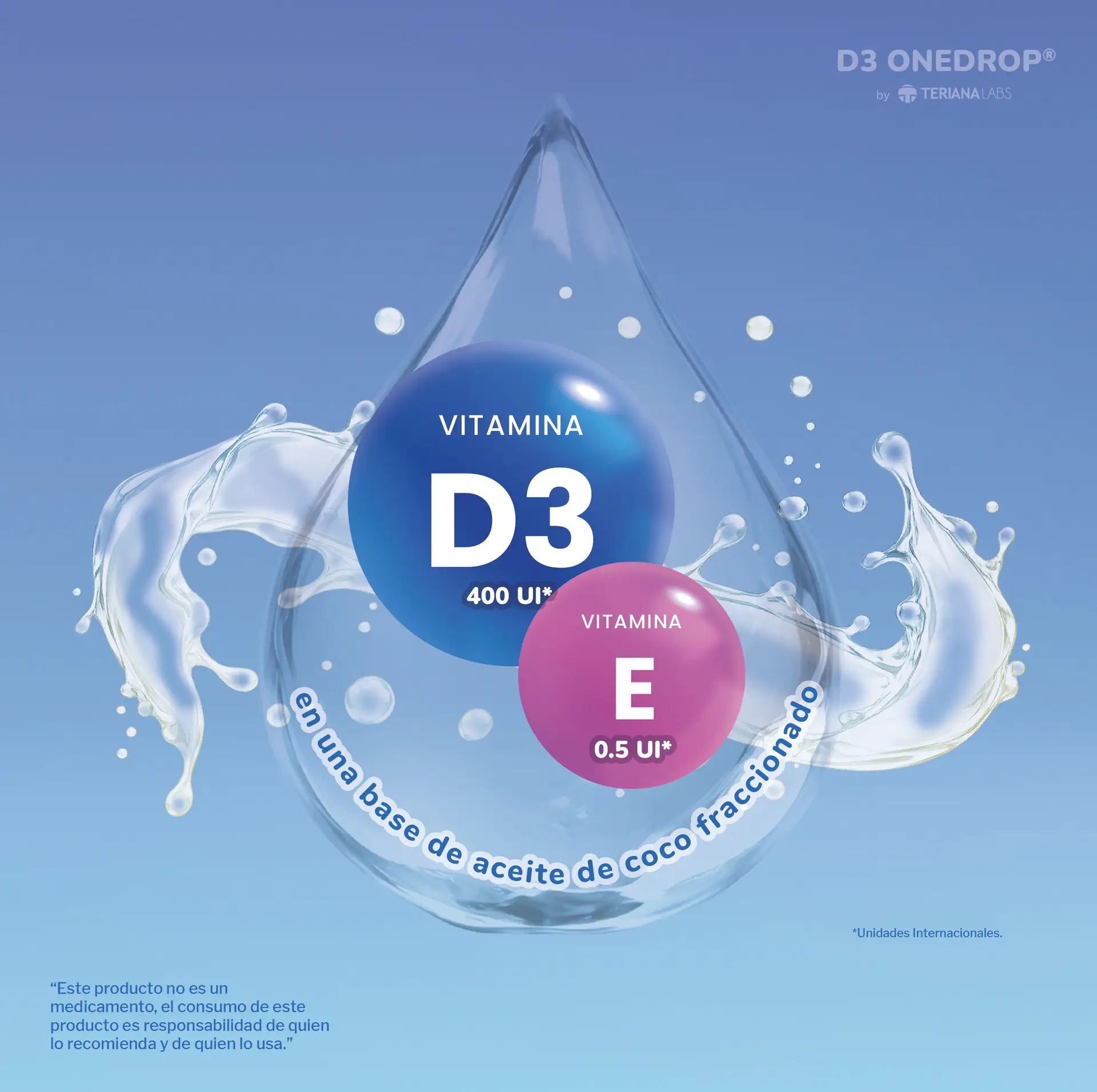 Suplemento D3 ONEDROP en Gotas | Frasco 10 ml | Vitamina D3 (400 UI) | Sin Azúcar - Imagen 7