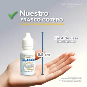 Suplemento ONEDROP NULAZ en gotas con Vitamina C y Enzima Lactasa 1000 ALU | Frasco con 20 mL